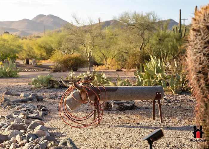 Sonoran Desert Getaway With Cowboy Tub Сasa de vacaciones *